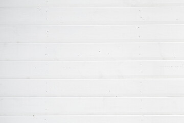 Obraz premium New wooden wall painted in white, background