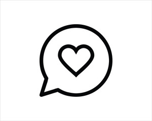 heart icon vector illustration