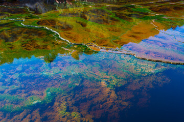 Río Tinto - Red River, Sierra Morena, Gulf of Cádiz, Huelva, Andalucia, Spain, Europe