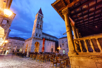 catedral de San Lorenzo,1240,  -catedral de San Juan-, Trogir, costa dalmata, Croacia, europa © Tolo