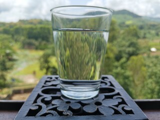 glass of water