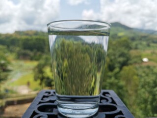 glass of water