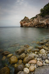 Cala de Deia, sierra de Tramuntana, islas baleares, Spain