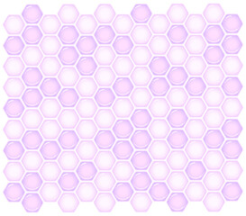 Purple honeycomb seamless pattern.Vector illustration of glossy purple honeycomb background.