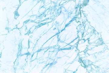 Blue marble texture background with high resolution in seamless pattern for design art work and interior or exterior.