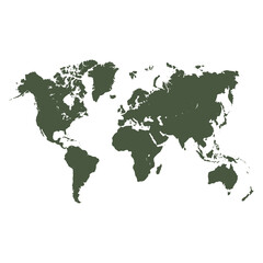 World map illustration design vector template.