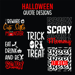 Halloween Quote Designs - Cut Print Files - Vinyl cut files - Halloween funny saying -Halloween T-shirt designs
