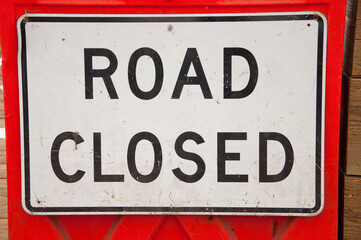 Fototapeta premium 通行止めの標識