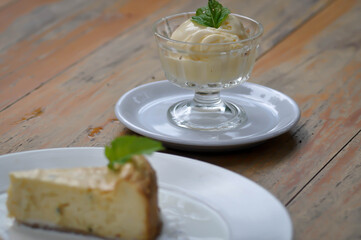 ice cream or vanilla ice cream