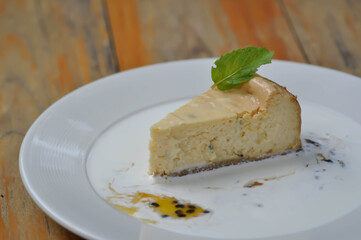 cheese cake, passion fruit cheese cake