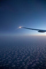 Fototapeta premium 飛行機から撮影した空