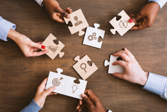 Cropped of international business team looking for solution