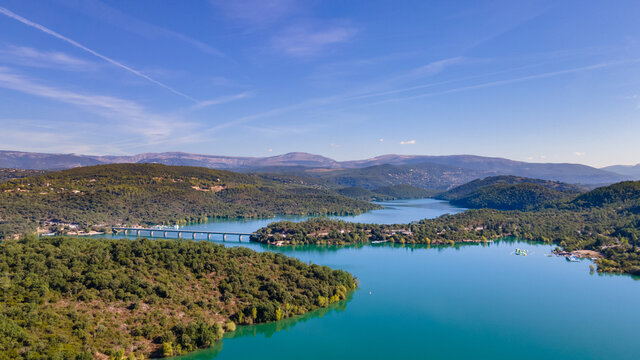 Saint-Cassien Lake - Var, France