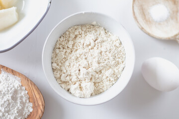 bowl of flour