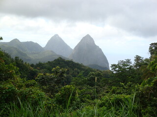 Pitons in St. Lucia