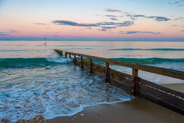 Obraz premium Shanklin at Sunset, Isle of Wight