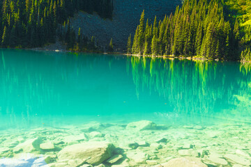 Joffre lakes - upper and middle Joffre lake whistler Canada