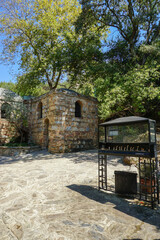 23 August 2020, Selcuk Izmir Turkey. Meryem ana virgin mary house chapel in Ephesus