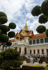 Royal grand palace in Bangkok thailand of Asia Tourist destination
