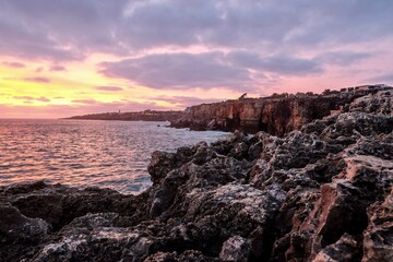 Sunset at Boca do Inferno, Cascais Portugal