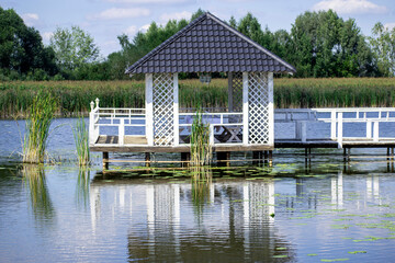 house on the lake