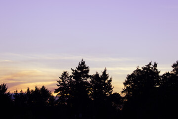 Fototapeta na wymiar Sonnenuntergang Nanaimo, Vancouver Island