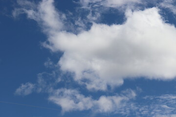 Fototapeta premium とても綺麗な青空と雲