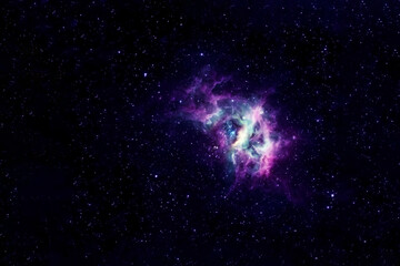 A beautiful colored galaxy. Elements of this image were furnished by NASA.