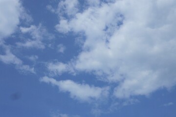 blue sky with clouds