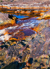 R&iacute;o Tinto - Red River, Sierra Morena, Gulf of C&aacute;diz, Huelva, Andalucia, Spain, Europe
