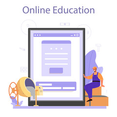 Concrete finisher builder online service or platform.