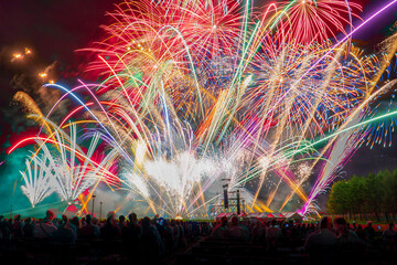 花火大会　fireworks