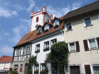 Obraz premium Kardinal-Volk-Platz Hanau-Steinheim ehem. Steinheim am Main