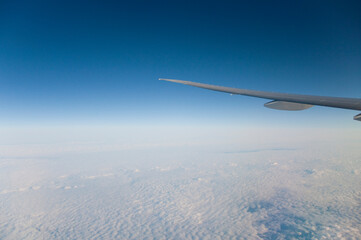 旅客機から見た空