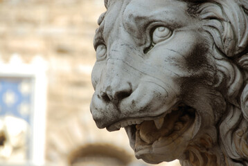 Fototapeta premium Piazza della Signoria and Palazzo Vecchio are the heart of Florence and symbols of the Italian Renaissance. So much beauty and so much history.