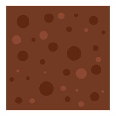 Game platform ground icon. Flat illustration of game platform ground vector icon for web design