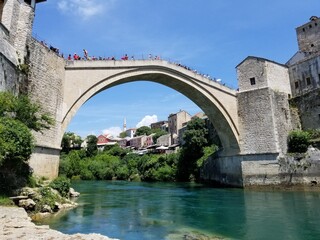 Fototapeta na wymiar Mostar Bridge, Bosnia