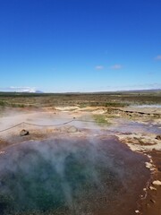 thermal geysers in iceland