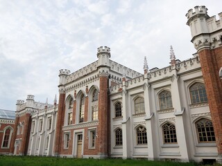 Beautiful house in the Gothic style view