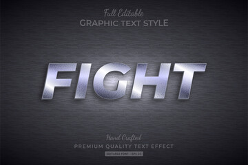 Fight Editable 3D Text Style Effect Premium