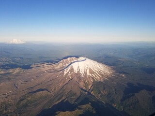 Aerial view of Mt. St. Helens