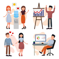 Office work. Business