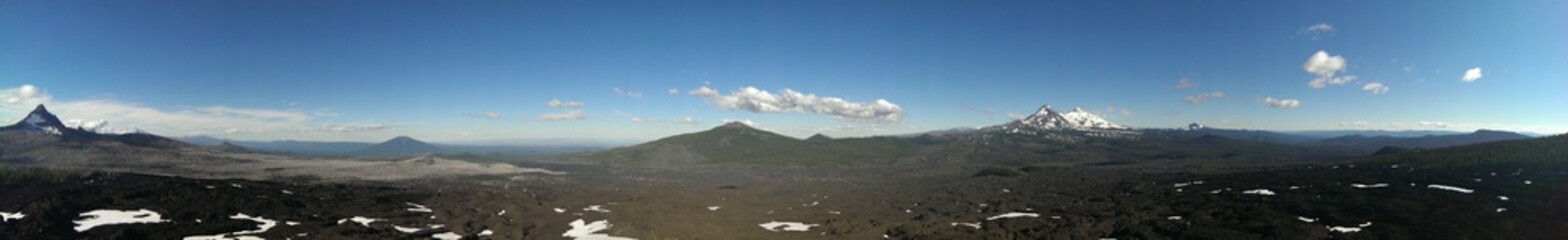 panorama of the cascades