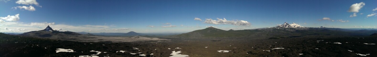 panorama of the cascades