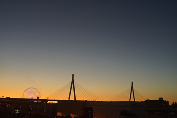 bridge at night