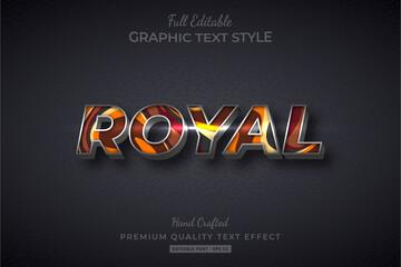 Royal Editable 3D Text Style Effect Premium