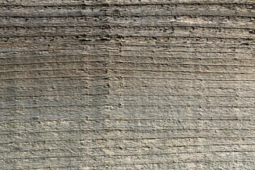 Fototapeta premium Holzmaserung an einem verwitterten, alten Holzbrett