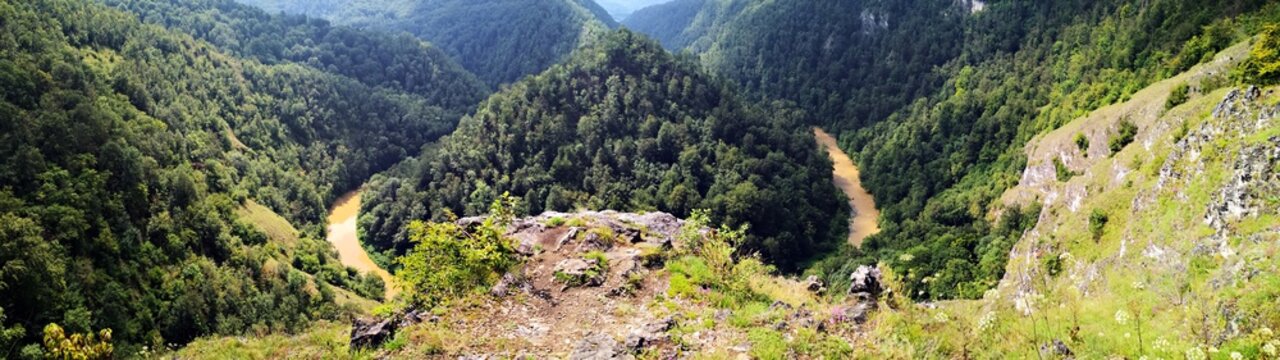Landscape in the mountains - Lapusului Gorges - Cheile Lapusului