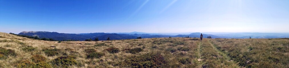 Landscape in the mountains. - Mogosa Peak, Maramures