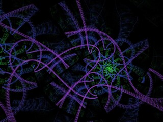 Imaginatory fractal background Image